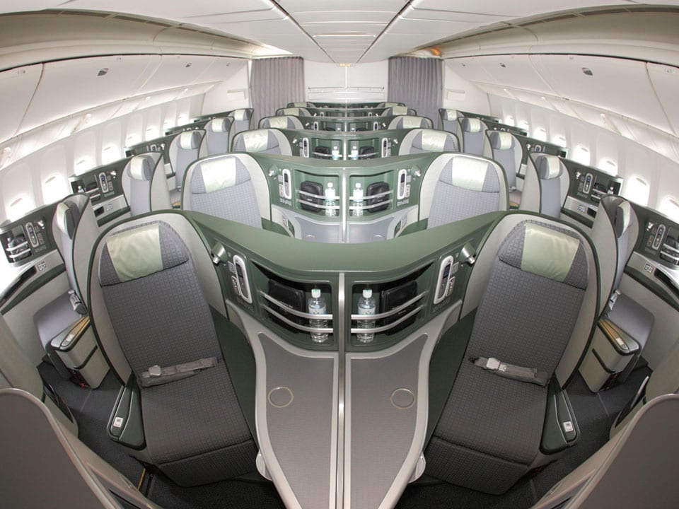 Latest Business Class Products: EVA Air B777-300ER