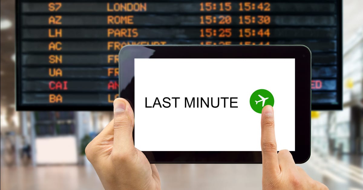 Last Minute Booking
