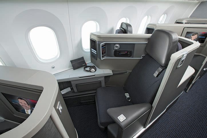American Airlines Business Class Features