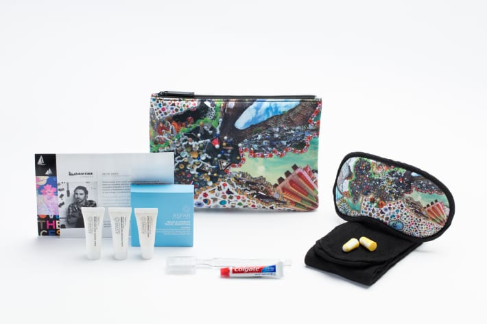 Qantas Launches Aussie Art Amenity Kits