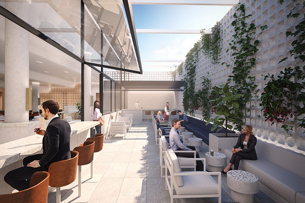Qantas International Transit Lounge Perth Exterior