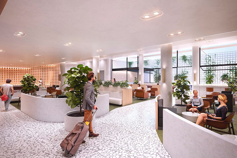 Qantas International Transit Lounge Perth