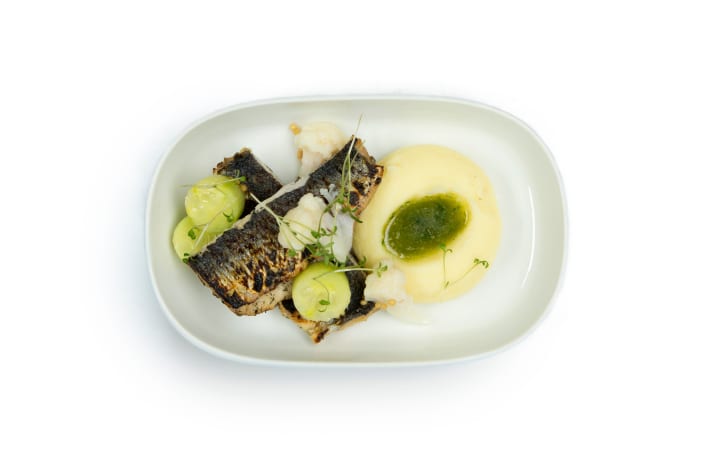Finnair Business Class Food