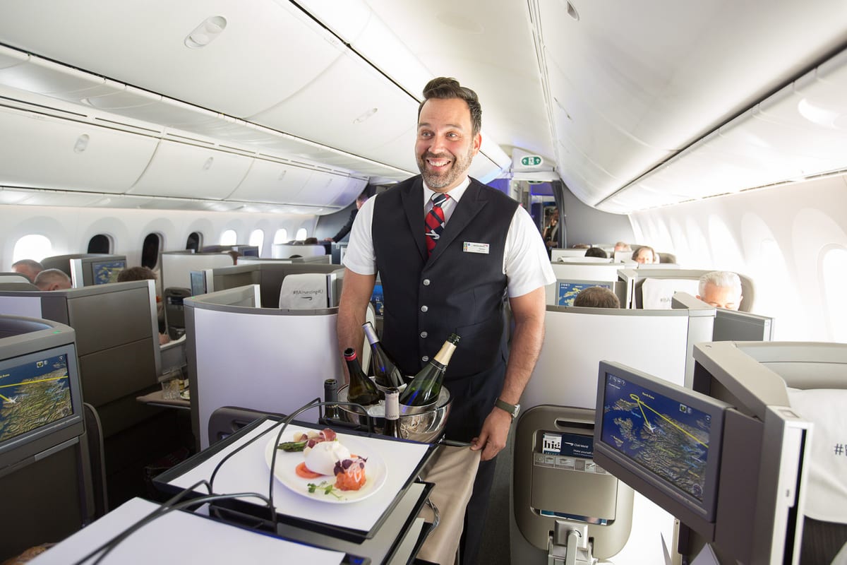 British Airways Dining Trolleys