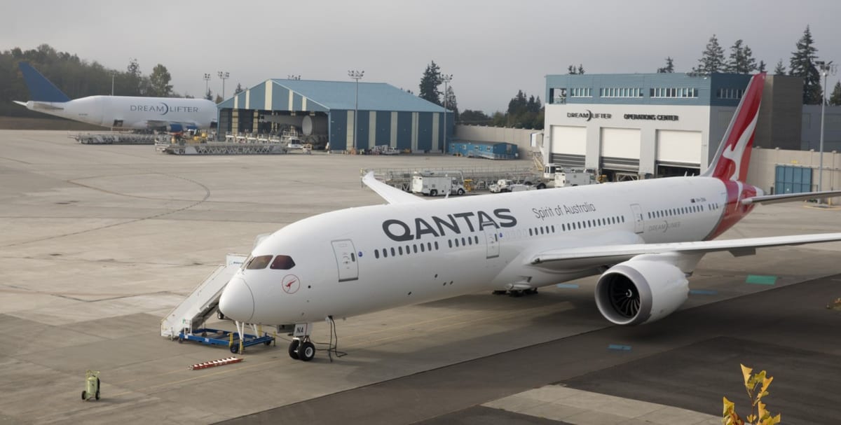 Qantas Dreamliner Reveal