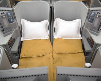 Alitalia Honeymoon Seats