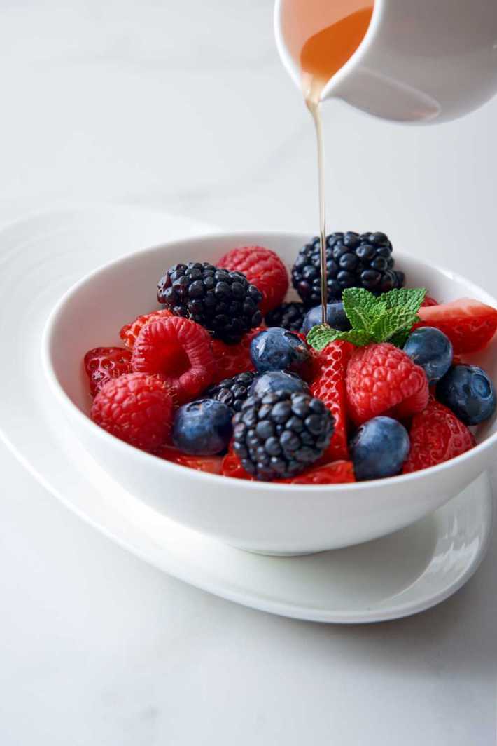 Qatar Airways First and Business Class berries